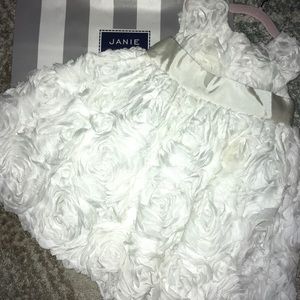 Janie&Jack special occasion rosette dress 2T